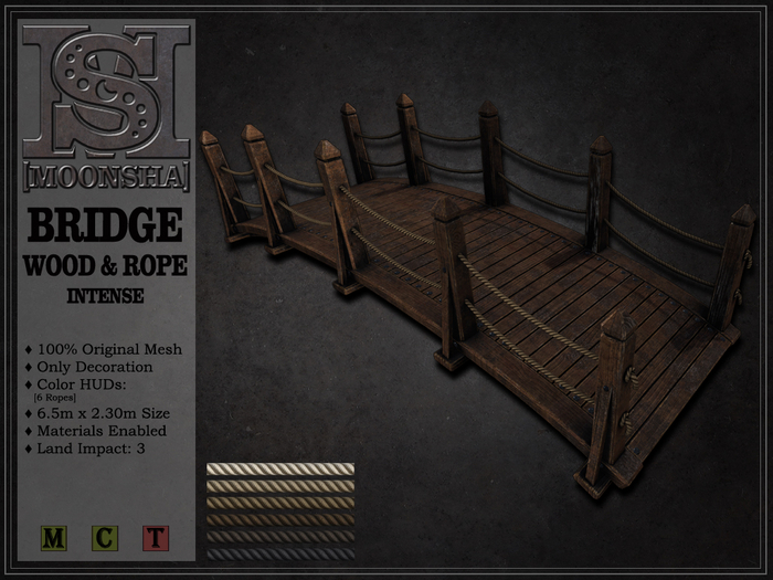 [MoonSha] Bridge Wood & Rope - Intense [DECOR]