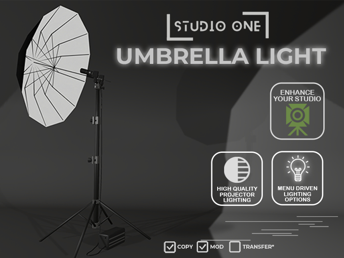 StudioOne - Photography Umbrella Projector Light
