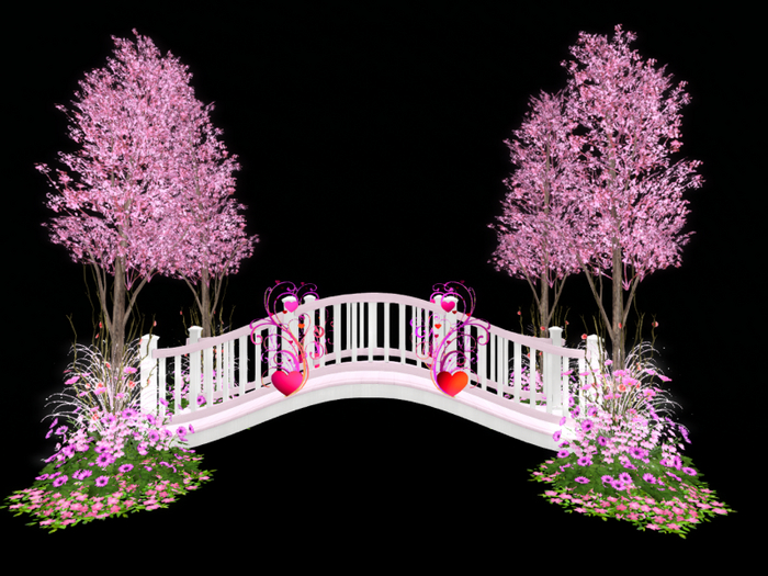 MC Valentine Fancy Heart Bridge Set