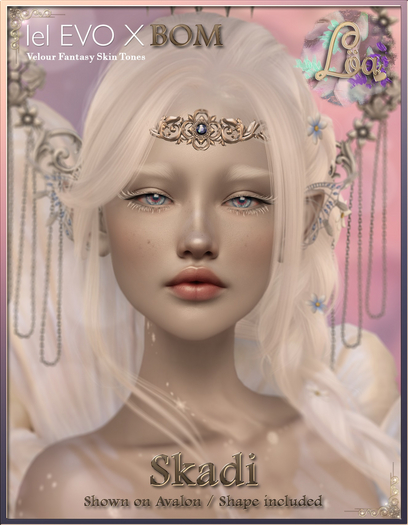 Loa - Skadi Skin ~Lelutka EVO X / VELOUR~ [fantasy.demo]
