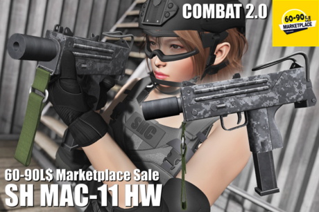 Second Life Marketplace - SH MAC-11 HW M (Unpack) Combat 2.0