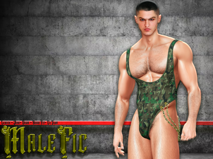 !!MaleFic Bodysuit Fire- CAMOUFLAGED