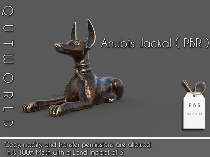 .::QUTWORLD Anubis Jackal_PBR::.FP 