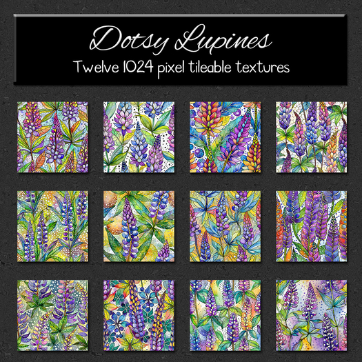 *Wallflowers* Dotsy Lupines
