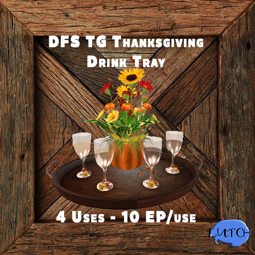 DFS TG Thanksgiving Drink Tray (Limited)
