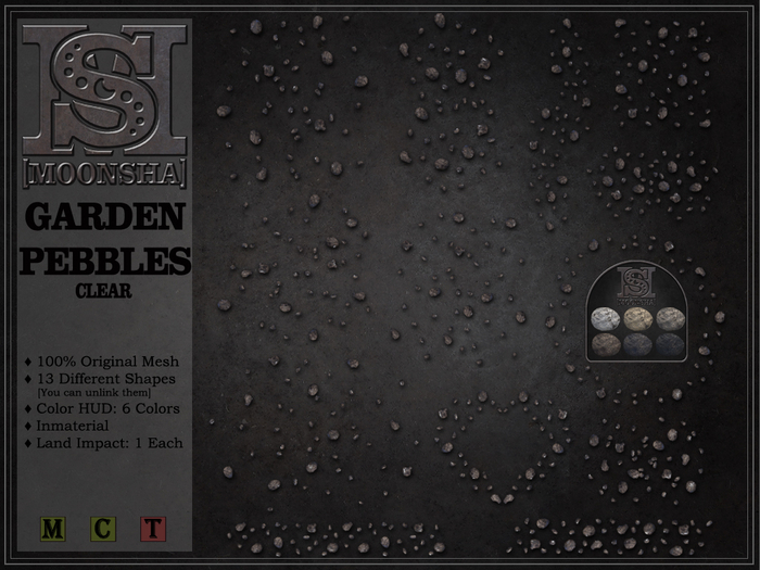 [MoonSha] Garden Pebbles - Clean