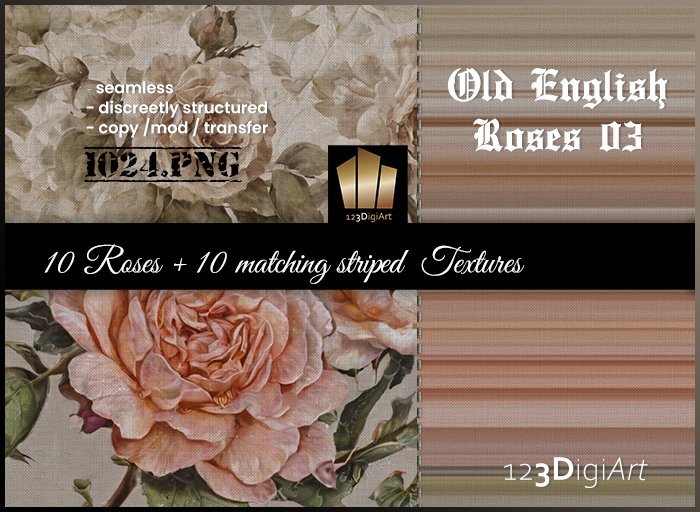 AZ Textures Old English Roses 03