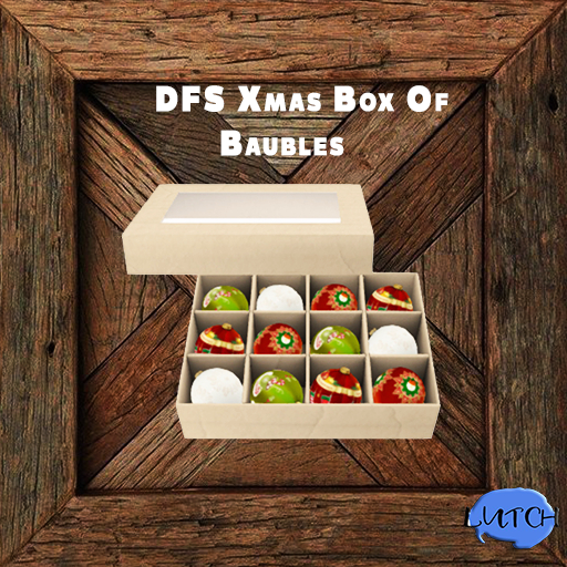 Second Life Marketplace - DFS Xmas Box Of Baubles