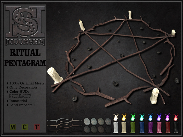 [MoonSha] Ritual Pentagram [DECOR]