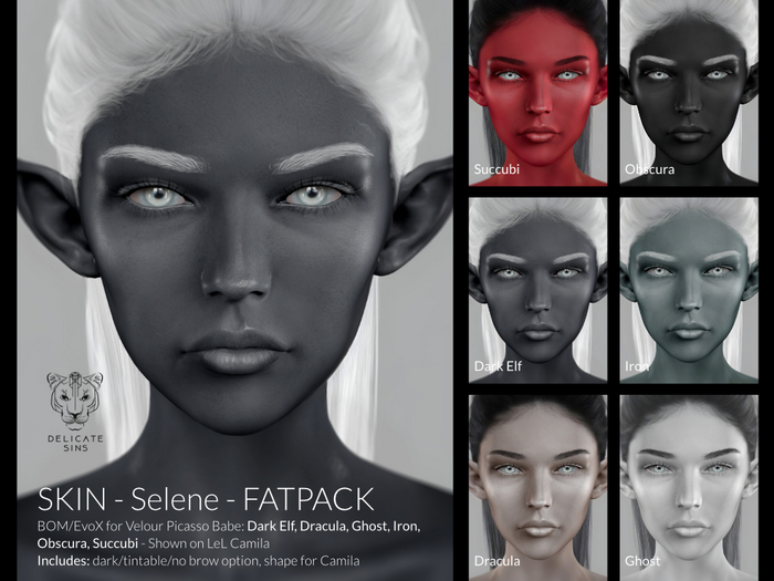 {DS} - Skin BOM/EvoX - Selene  -  FATPACK 