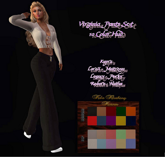 Virginia Pants Set 10 Colors