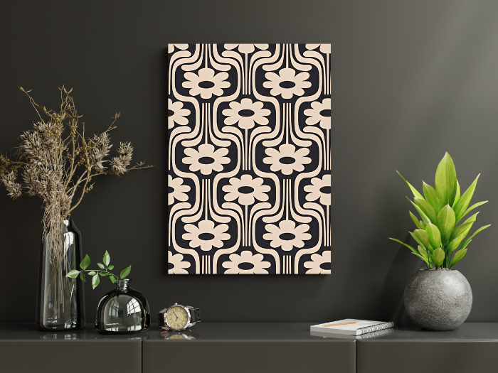 Chromadust :: Psych Groove Flower Canvas Art