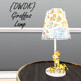 {DWDK} Giraffes Lamp