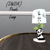 {DWDK} Panda Lamp