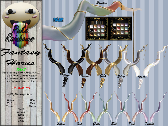 [PR] Fantasy Horns - Black
