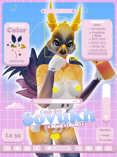 Sovukh - Candy Birb {BoM}