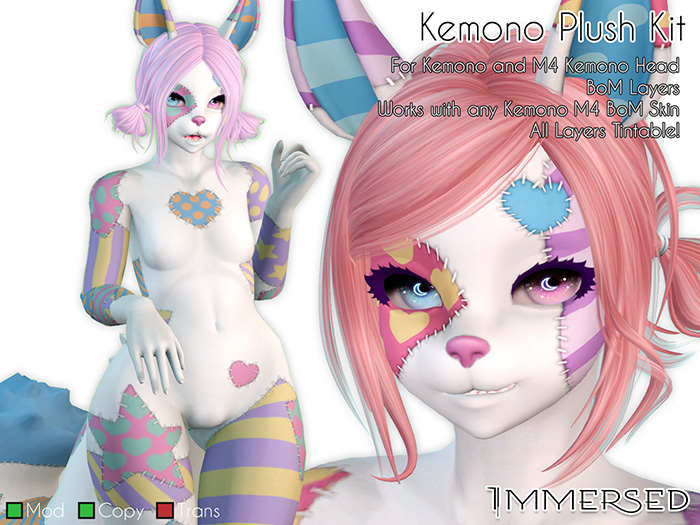 .:I:. M3/M4 Kemono Plush Kit (BoM)