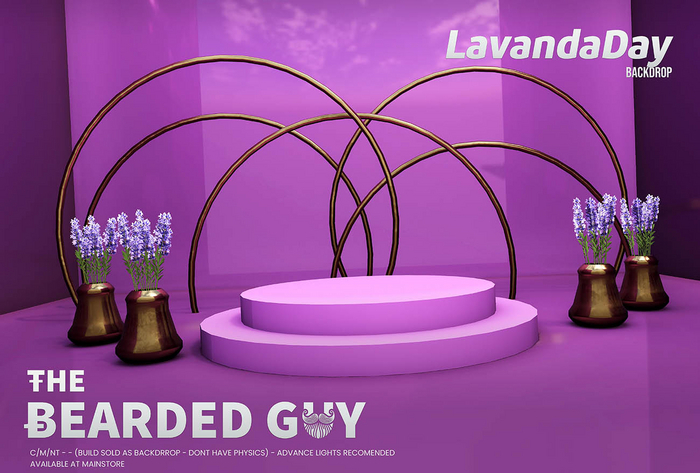 Lavanda Day Backdrop - The Bearded Guy 