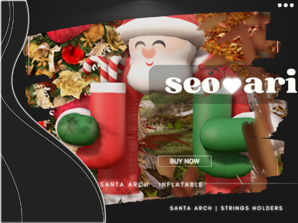 seoari . Santa Arch . Inflatable - [ADD]
