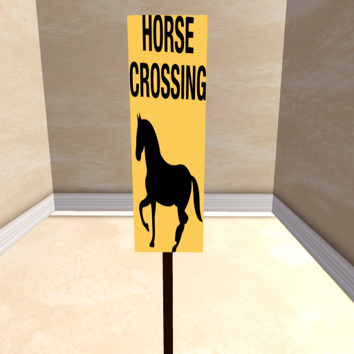 Sign Horse Crossing