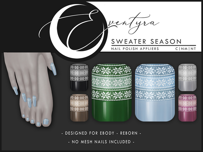 Eventyra - Reborn Nail HUD - Sweater Season