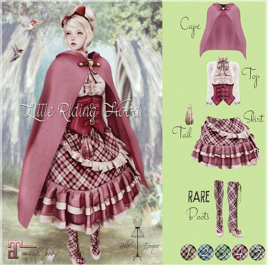 Belle Epoque { Little Riding Hood } Skirt 2