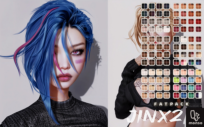 [monso] Jinx2 Hair /Fatpack