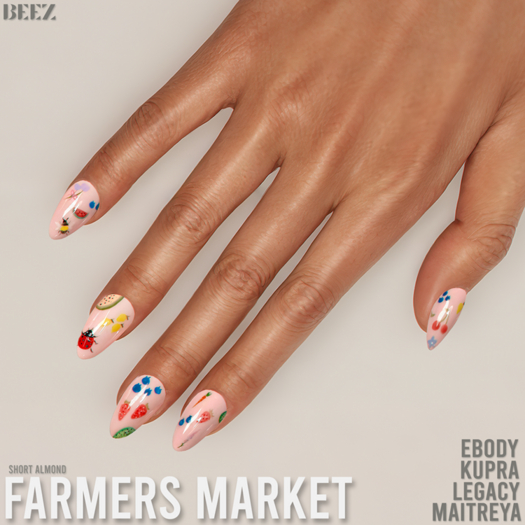 [BEEZ] Farmers Market - SHORT ALMOND