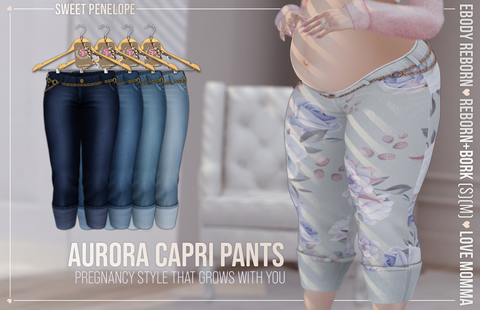 [*SP*] Aurora Capri Pants (Lights)