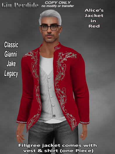 Alice's Jacket in Red