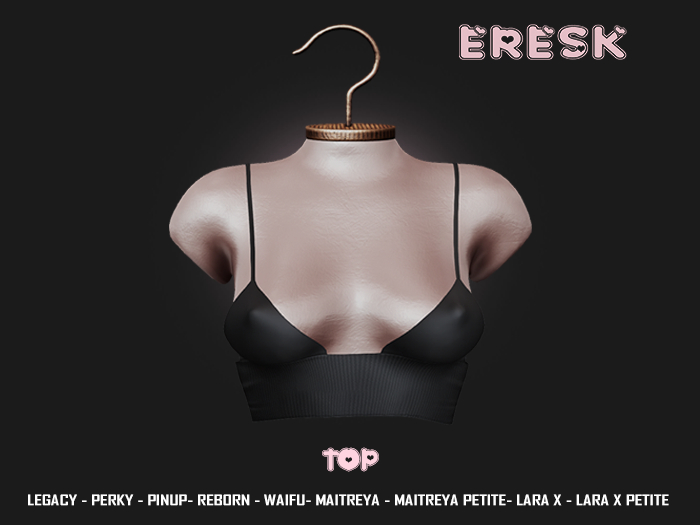 Eresk : Merin Top black  (ADD)