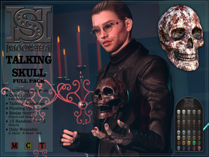 [MoonSha] Talking Skull - Full Pack