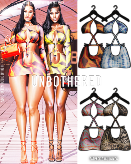 Unbothered-Alina Mini Dress.  (Fatpack)