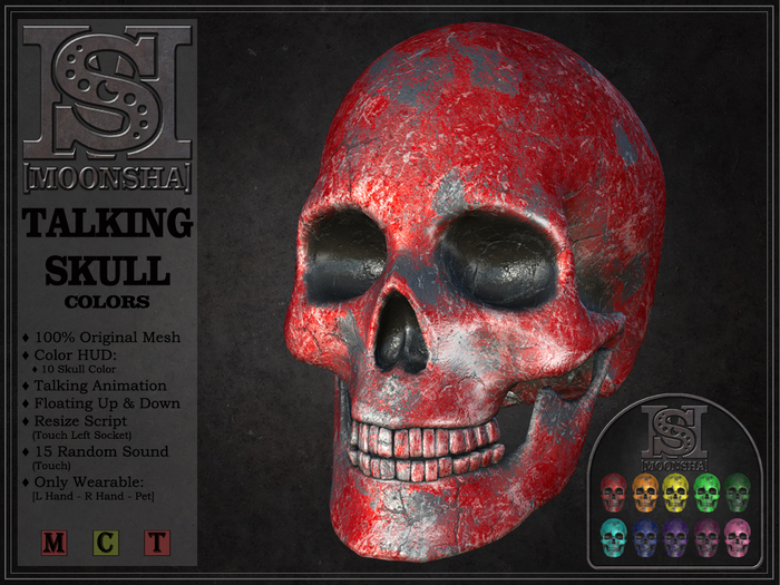 [MoonSha] Talking Skull - Colors