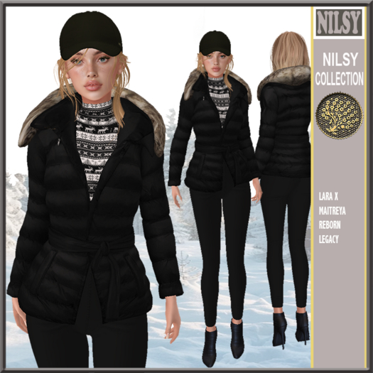 HOODED PUFFER,TOP&LEGGINGS