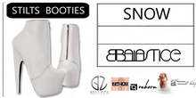 Baiastice_Stilts Booties-Snow