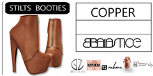 Baiastice_Stilts Booties-Copper