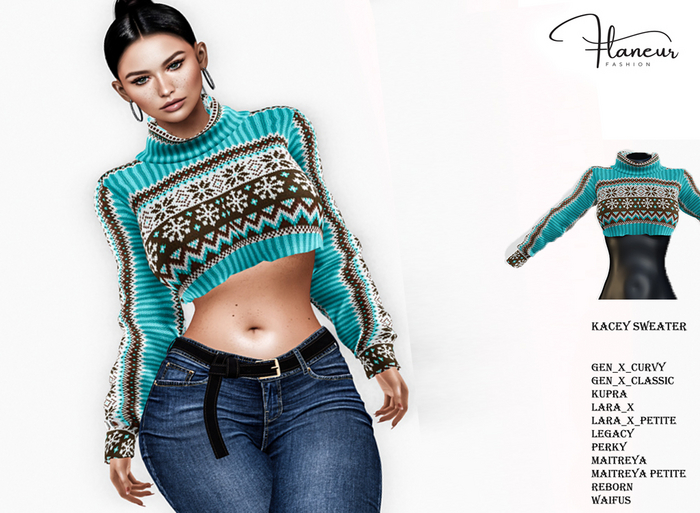 [Flaneur] Kacey Top Blue 