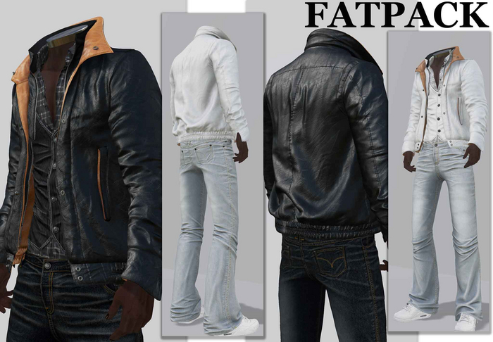 E.K - Zeus Lambskin Leather Jacket - FATPACK {ADD - ME }