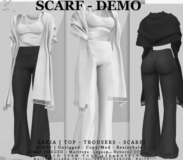 E.K - Zaria - Scarf - DEMO {ADD - ME }
