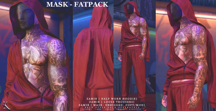 E.K - Zamir - Mask - FATPACK {ADD - ME }