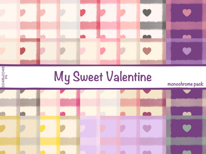 ~ My Sweet Valentine ~ monochrome pack