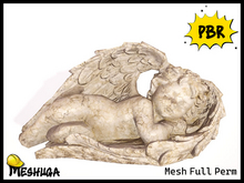 Meshuga PBR Valentines Sleeping Cherub Statue FULL PERM MESH