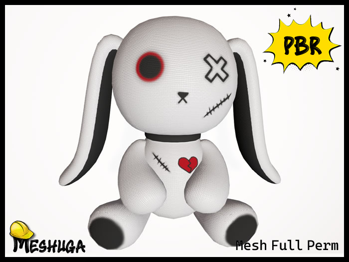 Meshuga PBR Valentines Busted Puppy FULL PERM MESH