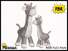 Meshuga PBR Shorty the Giraffe Plush Toy FULL PERM MESH