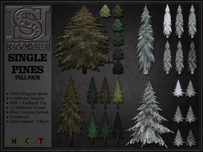 [MoonSha] Single Pines - FULL PACK