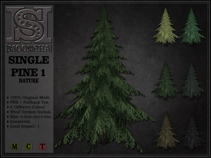 [MoonSha] Single Pine 1 - Nature