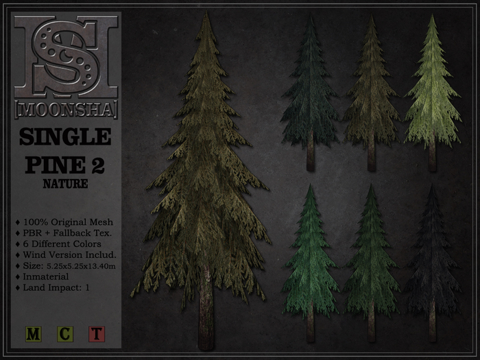 [MoonSha] Single Pine 2 - Nature