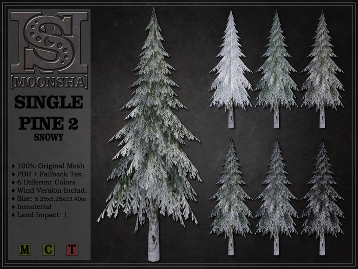 [MoonSha] Single Pine 2 - Snowy
