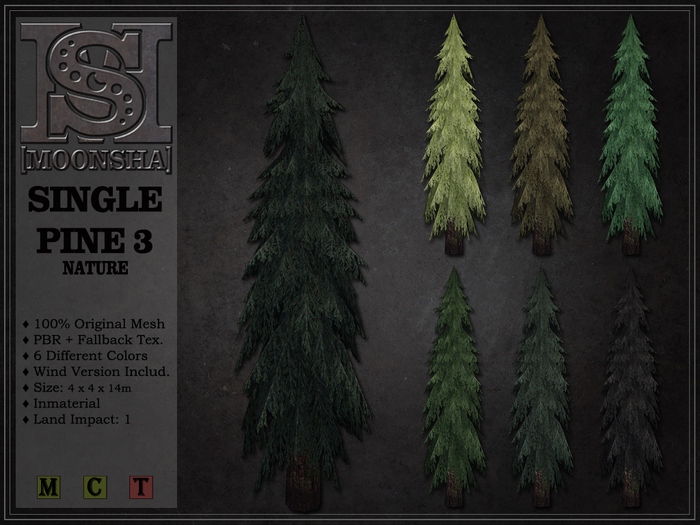 [MoonSha] Single Pine 3 - Nature
